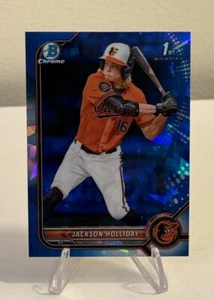 Bowman Chrome Draft Sapphire Edition 2022 - JACKSON HOLLIDAY #BDC-168 RC ORIOLES - Foto 1 di 2