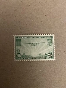 US Stamp Scott #C21 China Clipper 20 Cent-MLH..nice Color-Nicely Centered - Picture 1 of 2