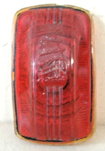 LETO RED GLASS TAIL LIGHT COVER - Picture 1 of 6
