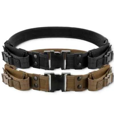 Bolsa de cinturón negra Barska Loaded Gear CX-600 Tactical Gear Combat Duty, BI12254 Foto 1 de 2