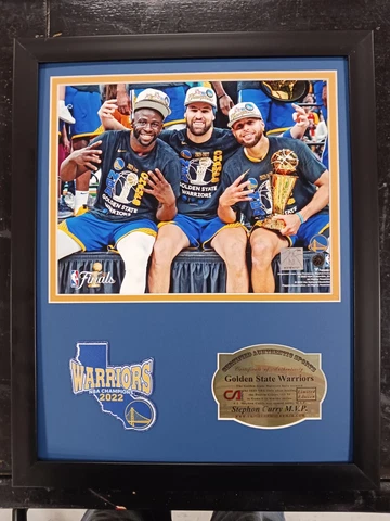 Golden State Warriors Curry Klay Dremon2022 NBA Finals Champion 8x10 Photo Frame Cover