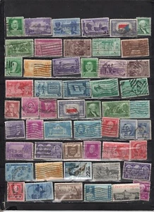 U.S.A- Lot Of Early Used Stamps (USAL6) - Picture 1 of 5