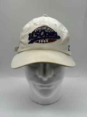Sombrero de Golf Blanco Suave Oficial Pinehurst 1999 Abierto de Estados Unidos Ajustable PGA Tour Foto 1 de 4