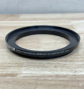 Tiffen 95SSLR-4 1/2" 4.5" Rotating Lens Filter Adapter Ring 95 SS LR 4 1/2 - Picture 1 of 5