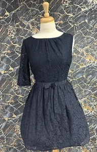 Jack Wills Lace Party Dress Ladies Navy Size UK 8/10 #REF103 - Picture 1 of 7