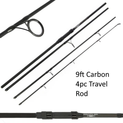 Carp Fishing Travel Rod 9ft  2.7M 4pc Piece Carbon NGT Profiler Short - Image 1 of 3