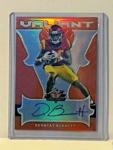 Foglia Valiant Orange 2018 #BADB1 Deontay Burnett/35 - Foto 1 di 1