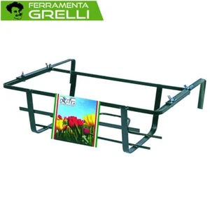 Fioriera da balcone regolabile - cm 50x25x18h - 5 pz - Foto 1 di 1