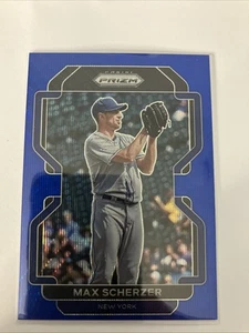 2022 Prizm Baseball Max Scherzer Blue Prizm 1/60 - Picture 1 of 3