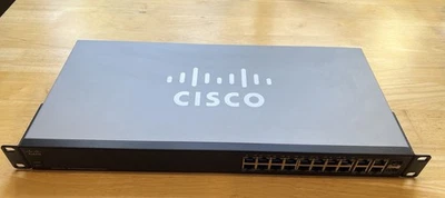 CISCO SG300-20 20-PORT GIGABIT MANAGED SWITCH - Image 1 of 4