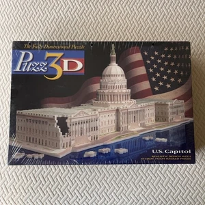 Vintage 1994 3D Foam Puzzle U.S. Capitol Challenging 718 pcs Sealed - Picture 1 of 4