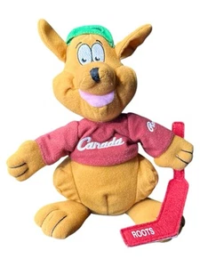 Vintage Dunkaroos Roots Canada Olympic 2001 Kangaroo Plush Very Good Condition - Picture 1 of 5