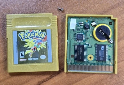 Pokemon Gold Version Nintendo Game Boy Color Authentic New Battery Tested Saves - Image 1 of 4