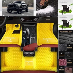 For Dodge RAM 1500 Regular Cab Car Floor Mats Cargo Liners Carpets Custom - Foto 1 di 42