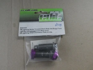 EDIT HB LIGHTNING SERIES THREADED SHOCK BODY SET (BUGGY FRONT) NEW NO ED010161 - Picture 1 of 2