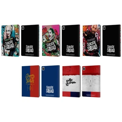 OFFICIAL SUICIDE SQUAD 2016 GRAPHICS LEATHER BOOK WALLET CASE FOR APPLE iPAD - Image 1 of 4