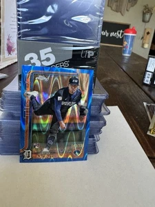 2025 Topps Chrome - Keider Montero #7 Blue RayWave Refractor /150 (RC) - Bild 1 von 4