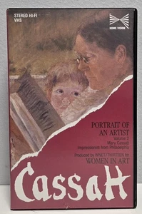 Mary Cassatt: Impressionist From Philadelphia (VHS, 1975, 1977) Women In Art - Picture 1 of 4