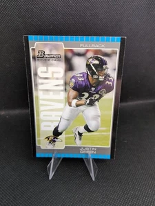 Justin Green RC - 2005 Bowman First Edition Rookie #223 Baltimore Ravens - Picture 1 of 2