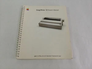 Apple 030-2002-C ImageWriter II Owner's Manual, Apple Plus, IIc, IIe, Mac, Lisa - Picture 1 of 6