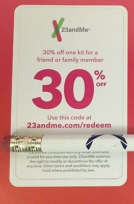 23 And Me 30% Off Coupon Code Discount For Ancestry Or Health DNA Kit, 23andme • 9.99$
