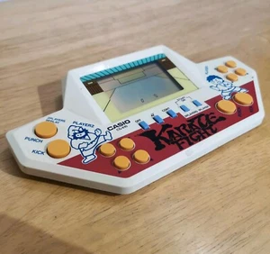CASIO RETRO KARATE FIGHT LCD GAME CG-610 2 Player Made In Japan 1986 - Picture 1 of 6