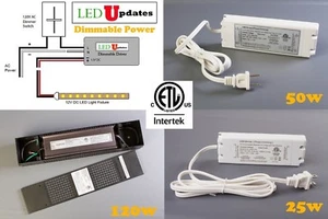 LEDupdates 12v 24v Power supply Driver 30w 50w 60w 96w 120w Triac dimmable LED - Picture 1 of 84