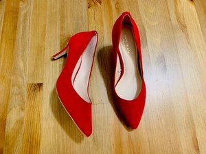 Kate Spade NY Vida Wildleder Obermaterial Absatz Pumps Schuhe rot neu ohne Karton Größe 7,5 - Bild 1 von 7