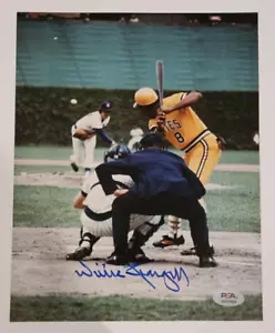 WILLIE STARGELL Signed Original 8x10 Photo-HALL OF FAME-PITTSBURGH PIRATES-PSA - Picture 1 of 6