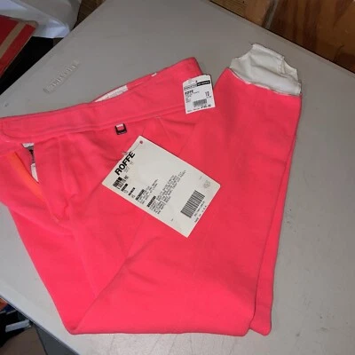 Pantalones de esquí Roffe de colección años 80 nuevos con etiquetas Barbie rosa bota cónica estribo elástico talla 10 Foto 1 de 4