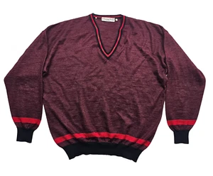 Vintage Christian Dior Sweater jumper   Mens XL   V-Neck Knit size 52 - Picture 1 of 3