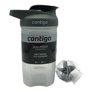 Botella agitadora a prueba de fugas Contigo 20 oz. Fácil de mezclar y limpiar - Imagen 1 de 3