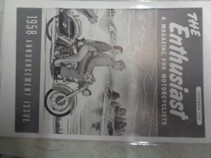 Used Harley Davidson Enthusiast Magazine Very Nice Condition September 1957 - Picture 1 of 2