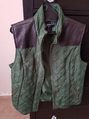 Womans ladies equestrian style vest Steinmart Boutique Peck & Peck - Image 1 of 4