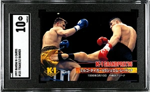 1997 Bandai K-1 #121 Mirko Cro Cop Rookie Card RC SGC 10 Gem Mint POP 1 MMA UFC - Picture 1 of 2