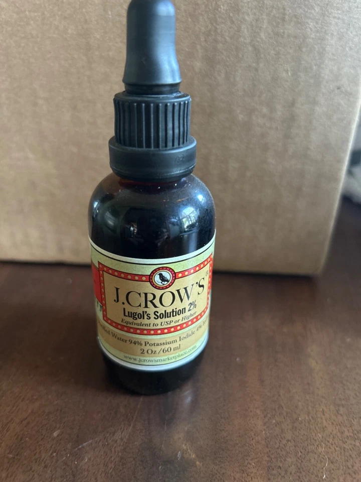 J Crow's LGS00 Lugol's 2oz. Botella con gotero solución de yodo Foto 1 de 1