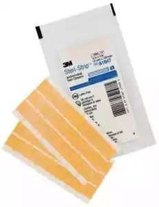 3M Steri-Strip Antimicrobial Skin Closure Strip, Adhesive, 4" x 1/2" - Picture 1 of 1