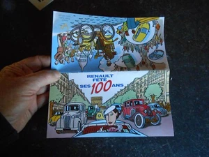 Altes Booklet feiert 100 Jahre Renault 1998 4PS 4L Fregatte Juvaquatre Espace  - Bild 1 von 11