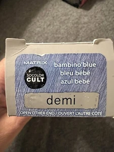 MATRIX SOCOLOR CULT SEMI / DEMI PERMANENT, Bambino Blue - Picture 1 of 3