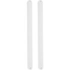 White Plastic Drawer Slides 235mm Cabinet Tracks Replacement Part
