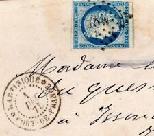 FRANCE Colonies MARTINIQUE Cover *MQE* Lozenge 25c Ceres 1875 INDIA MAIL FL1