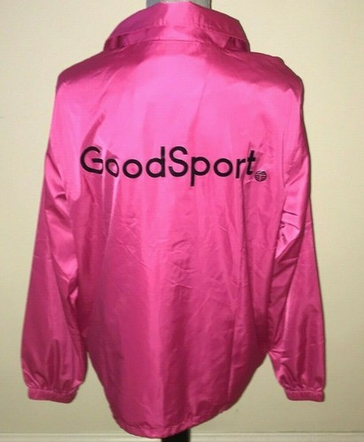 TORY BURCH SPORT Satin Warm Up Jacket BRIGHT PINK size M ($148) NWT Resort