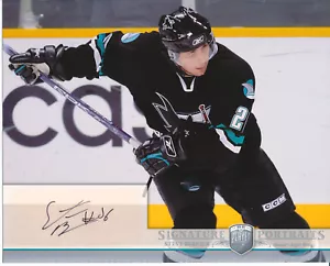 STEVE BERNIER foto firmata 8x10 2006-07 Upper Deck BAP ritratti rara SP auto - Foto 1 di 2