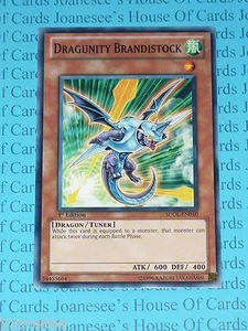 Dragunity Brandistock SDDL-DE010 Common Yu-Gi-Oh Karte Mint 1. Auflage Neu - Bild 1 von 2