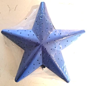 New Ikea Blue Star Wall Light Smila St Jarna Perforated Filtering Kids Children - Picture 1 of 5