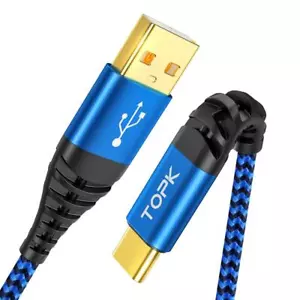 EXTRA LONG USB-C Charger Cable for Samsung Galaxy A72 A71 A52 5G A51 A42 A41 A32 - Picture 1 of 6