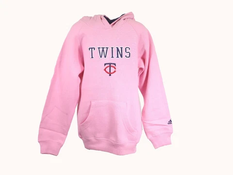 Minnesota Twins MLB Adidas Youth Kids Girls Size Hooded Pull Over Sweatshirt New Cover