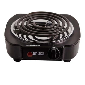 Electric Single Black Burner (1,100 W) - Picture 1 of 6