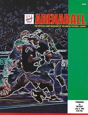 1993 Detroit Drive vs. Albany Firebirds Arena Football Program #FWIL