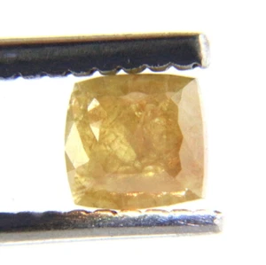 Diamante de corte rosa de 0,37 quilates elegante amarillo 4,42x4,20x1,86 mm - Imagen 1 de 11